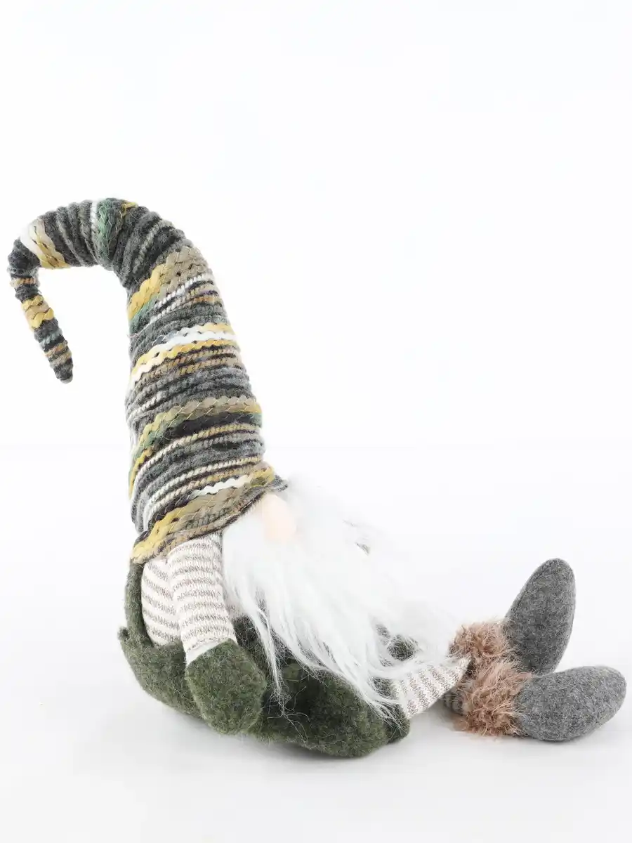 Bild 3 von Deko Wichtel, mit Hängebeinen, 44cm lang Grün