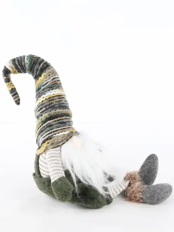 Bild 3 von Deko Wichtel, mit Hängebeinen, 44cm lang Grün