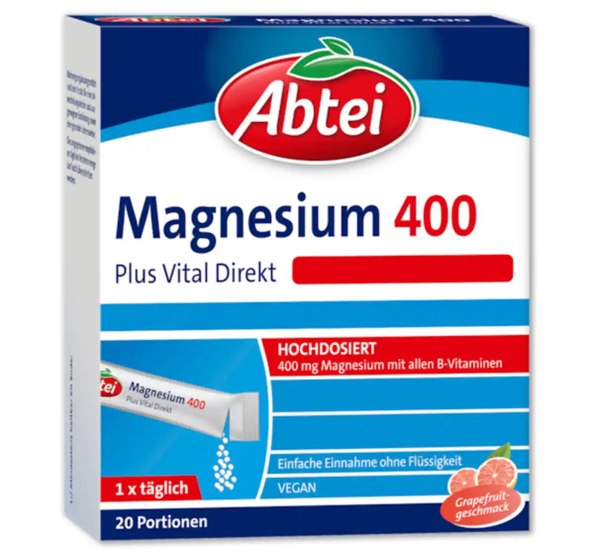 Bild 1 von ABTEI Magnesium 400 Plus Vital Direkt*