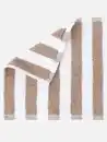 Bild 2 von Gesichtstuch gestreift 30x30cm Beige