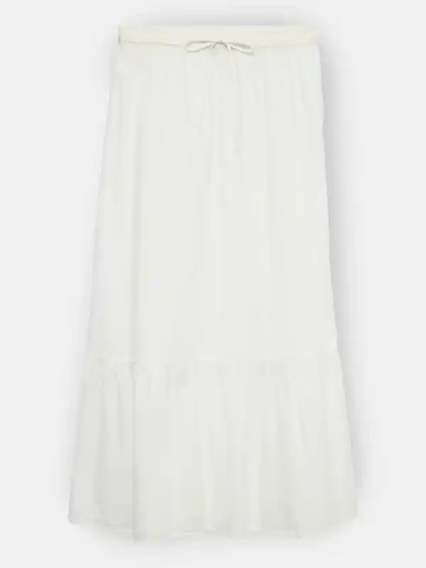 Bild 2 von Only Carmakoma VMTRINE MW MAXI SKIRT Maxirock Weiß