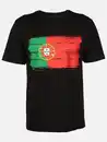 Bild 1 von Unisex Fan T-Shirt PORTUGAL Schwarz