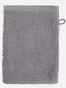 Waschhandschuh unifarben 16x21cm Grau
