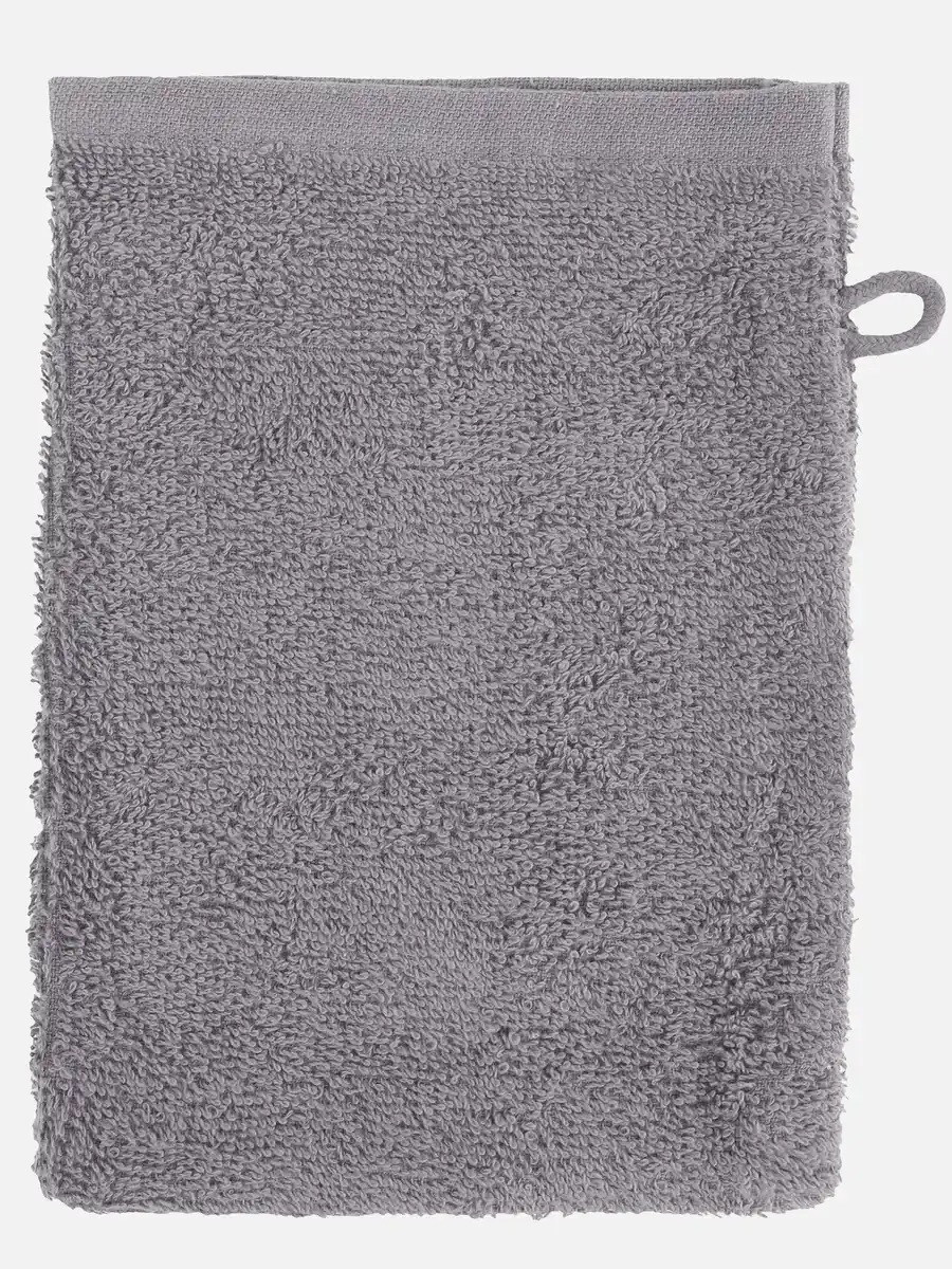 Bild 1 von Waschhandschuh unifarben 16x21cm Grau