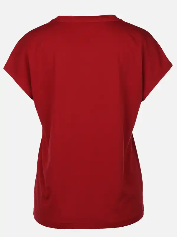 Bild 2 von Damen Shirt mit Folienprint Rot