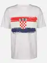 Bild 1 von Unisex Fan T-Shirt KROATIEN Weiß