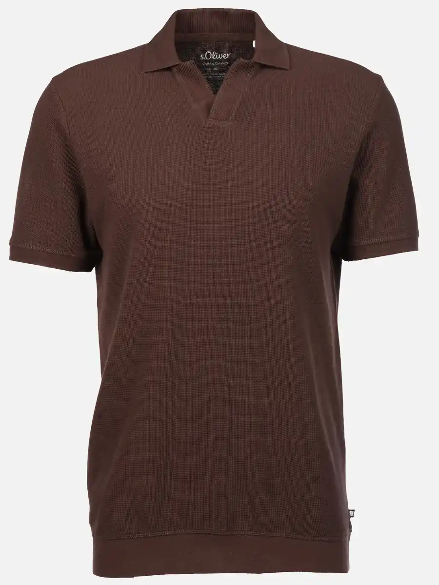 Bild 1 von Herren Poloshirt mit Bund Braun