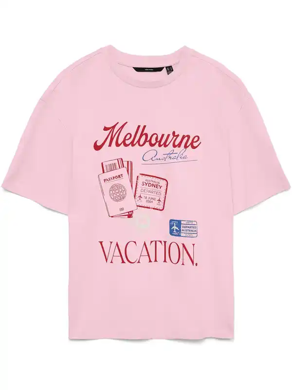 Bild 3 von Vero Moda VMNINNA MIA SS T-Shirt Pink