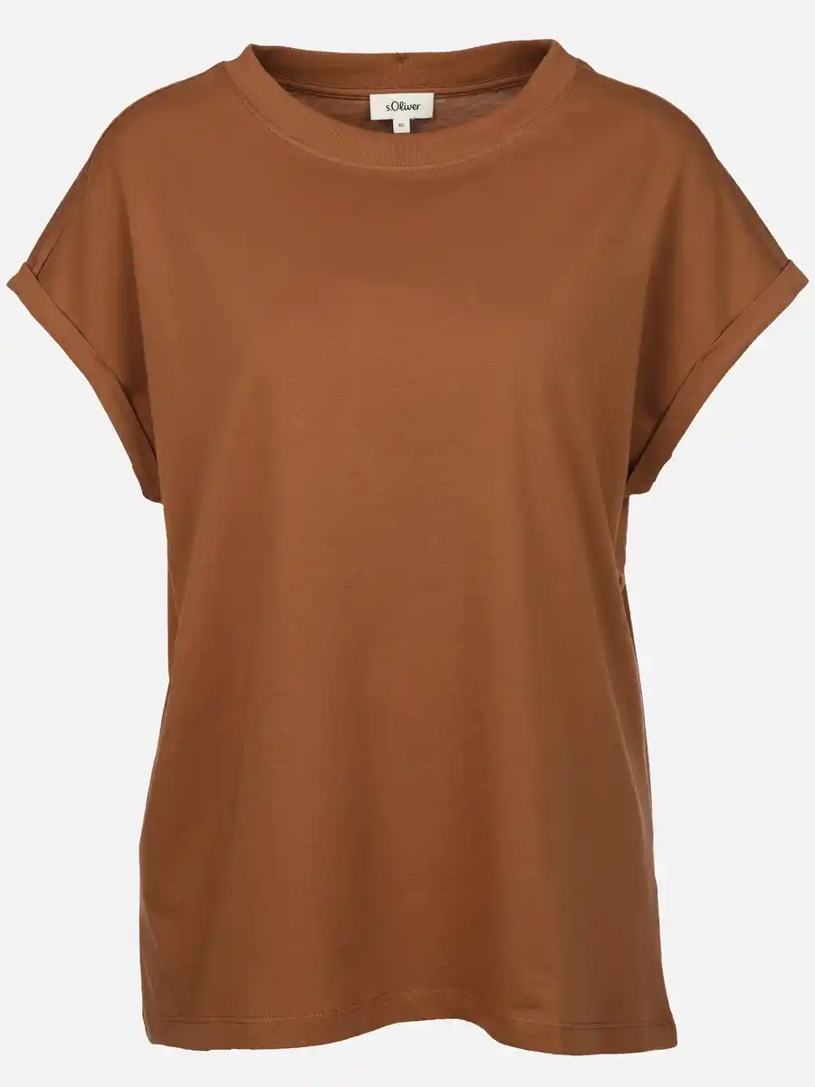 Bild 1 von Damen Basic Shirt Braun