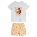 Bild 1 von LICENSED Kinder Shorty-Pyjama, Vaiana, Weiß All-Over-Print, 98/104