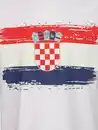 Bild 3 von Unisex Fan T-Shirt KROATIEN Weiß