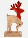 Bild 1 von Rentier aus Holz, 20cm Braun