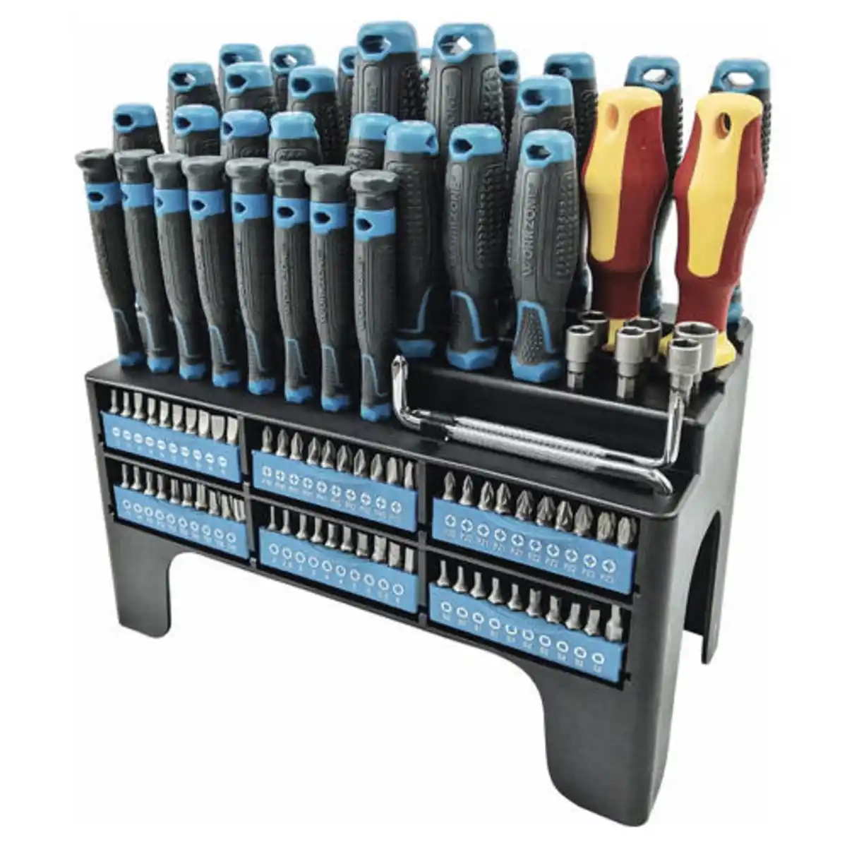 Bild 1 von WORKZONE XXL Schraubendreher und Bitset 100 tlg.