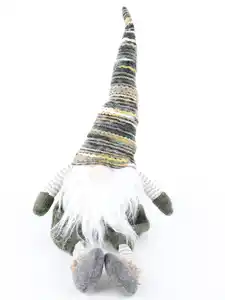Deko Wichtel, mit Hängebeinen, 44cm lang Grün