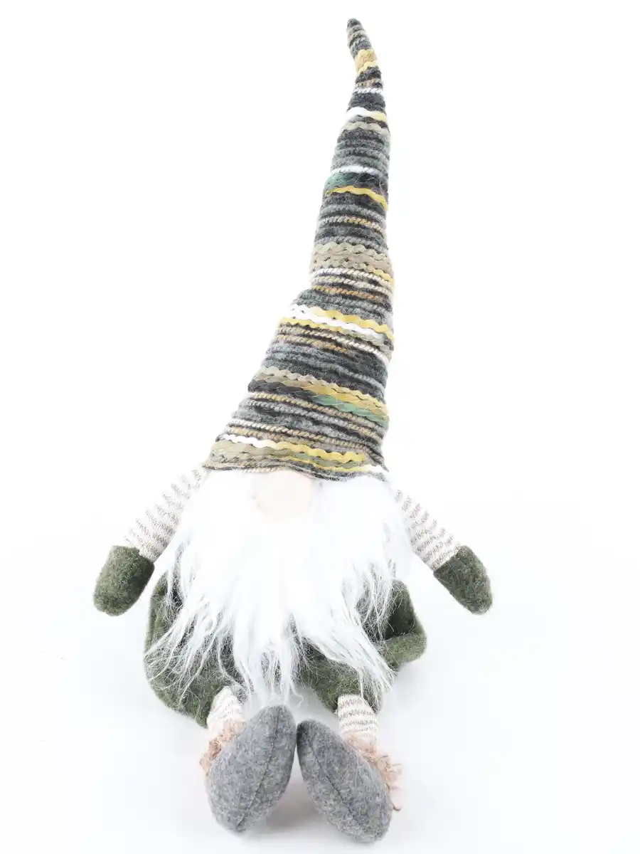 Bild 1 von Deko Wichtel, mit Hängebeinen, 44cm lang Grün