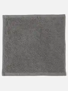 Gesichtstuch unifarben 30x30cm Grau
