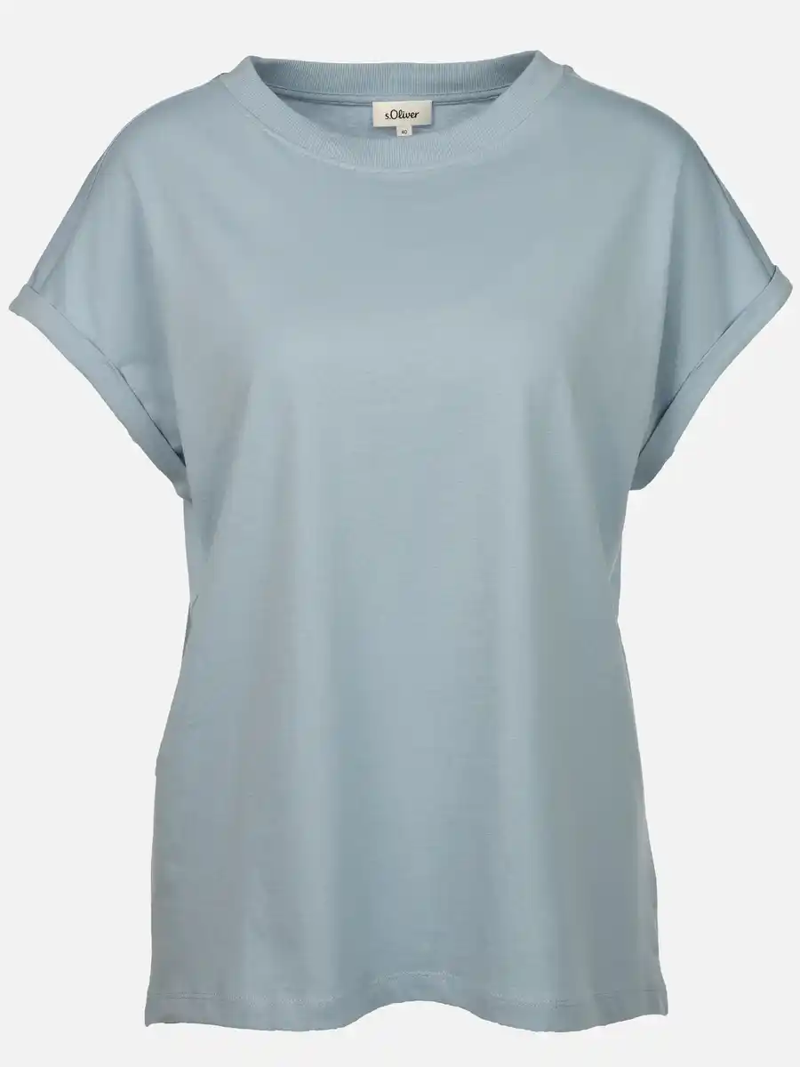 Bild 1 von Damen Basic Shirt Blau