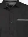 Bild 3 von Herren Casualhemd mit Brusttasche Schwarz