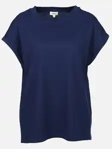 Damen Basic Shirt Blau