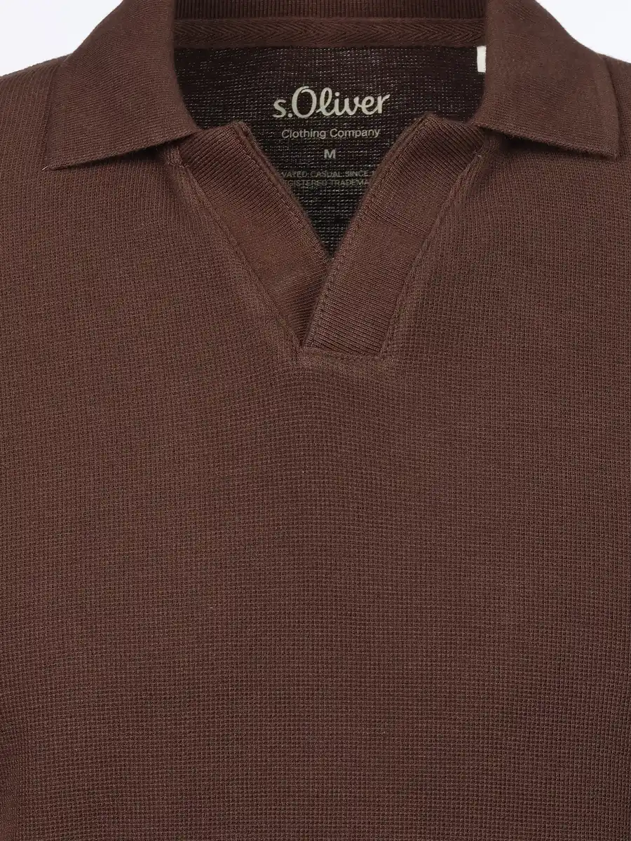 Bild 3 von Herren Poloshirt mit Bund Braun