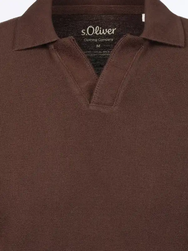 Bild 3 von Herren Poloshirt mit Bund Braun