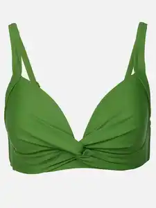 Damen Bikini Balconette Grün