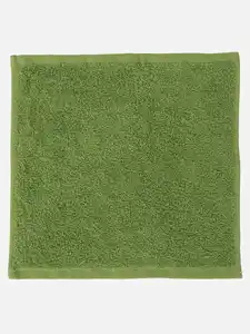 Gesichtstuch unifarben 30x30cm Grün