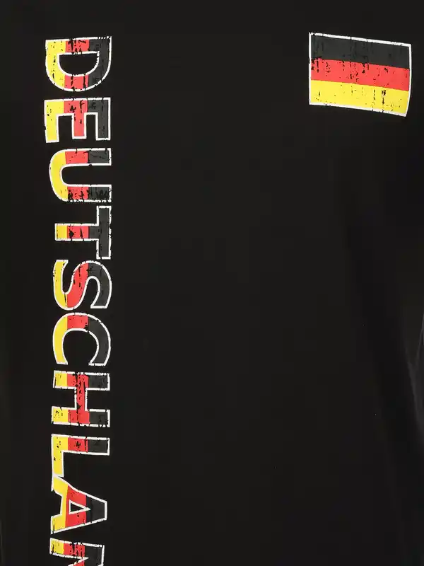 Bild 3 von Unisex Fan T-Shirt DEUTSCHLAND Schwarz