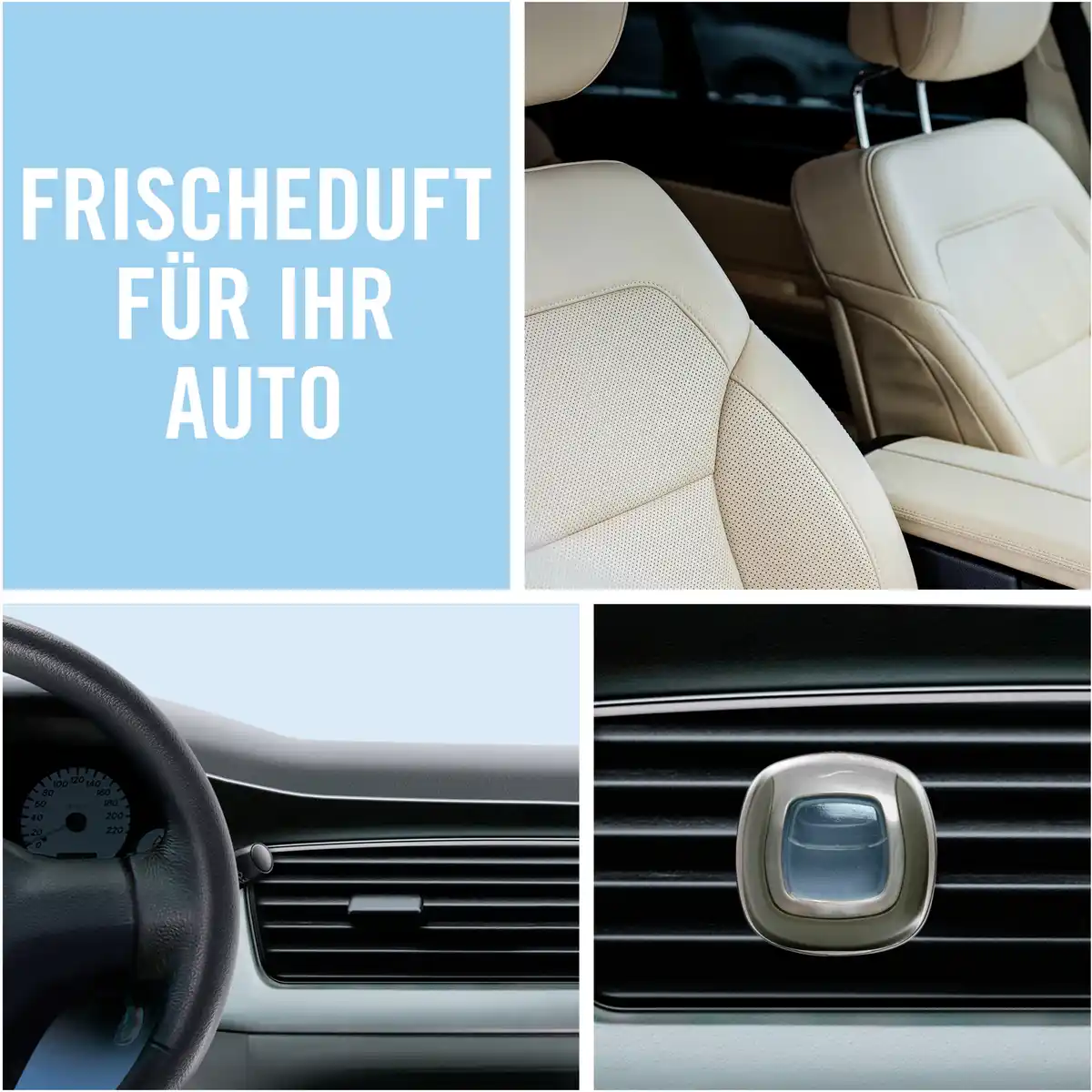 Bild 2 von febreze Auto Lufterfrischer Reine Frische Mega Pack, 12 ml