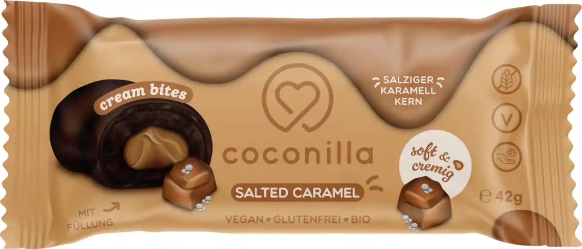 Bild 1 von coconilla Bio Cream Bites Salted Caramel, 42 g