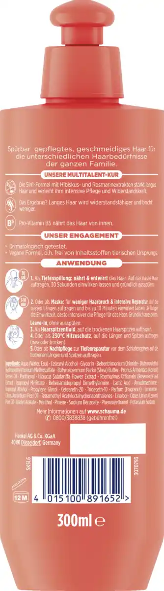 Bild 2 von Schauma 5in1 Multitalent-Kur Stärkend, 300 ml