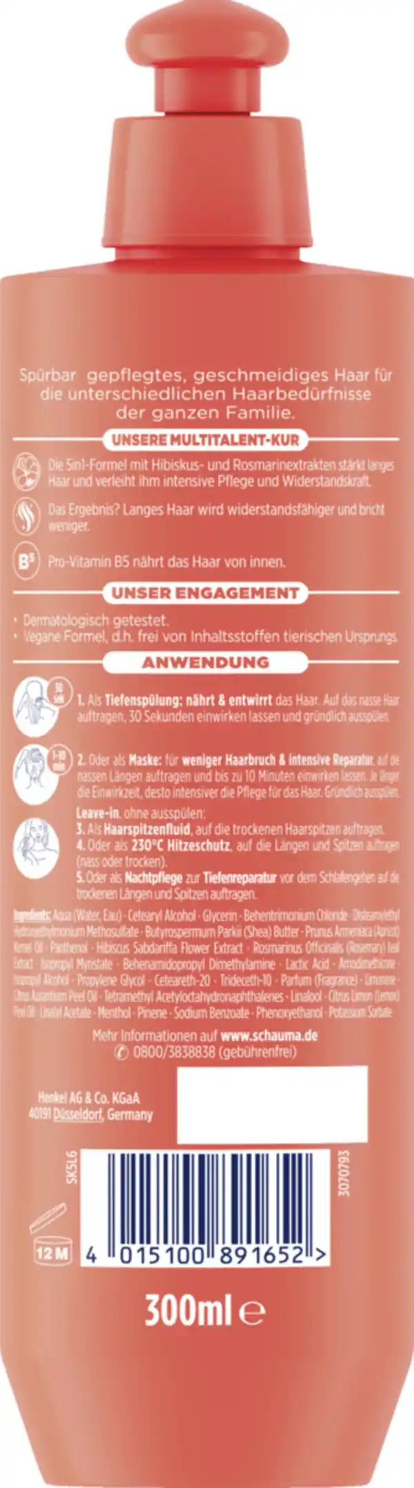 Bild 2 von Schauma 5in1 Multitalent-Kur Stärkend, 300 ml