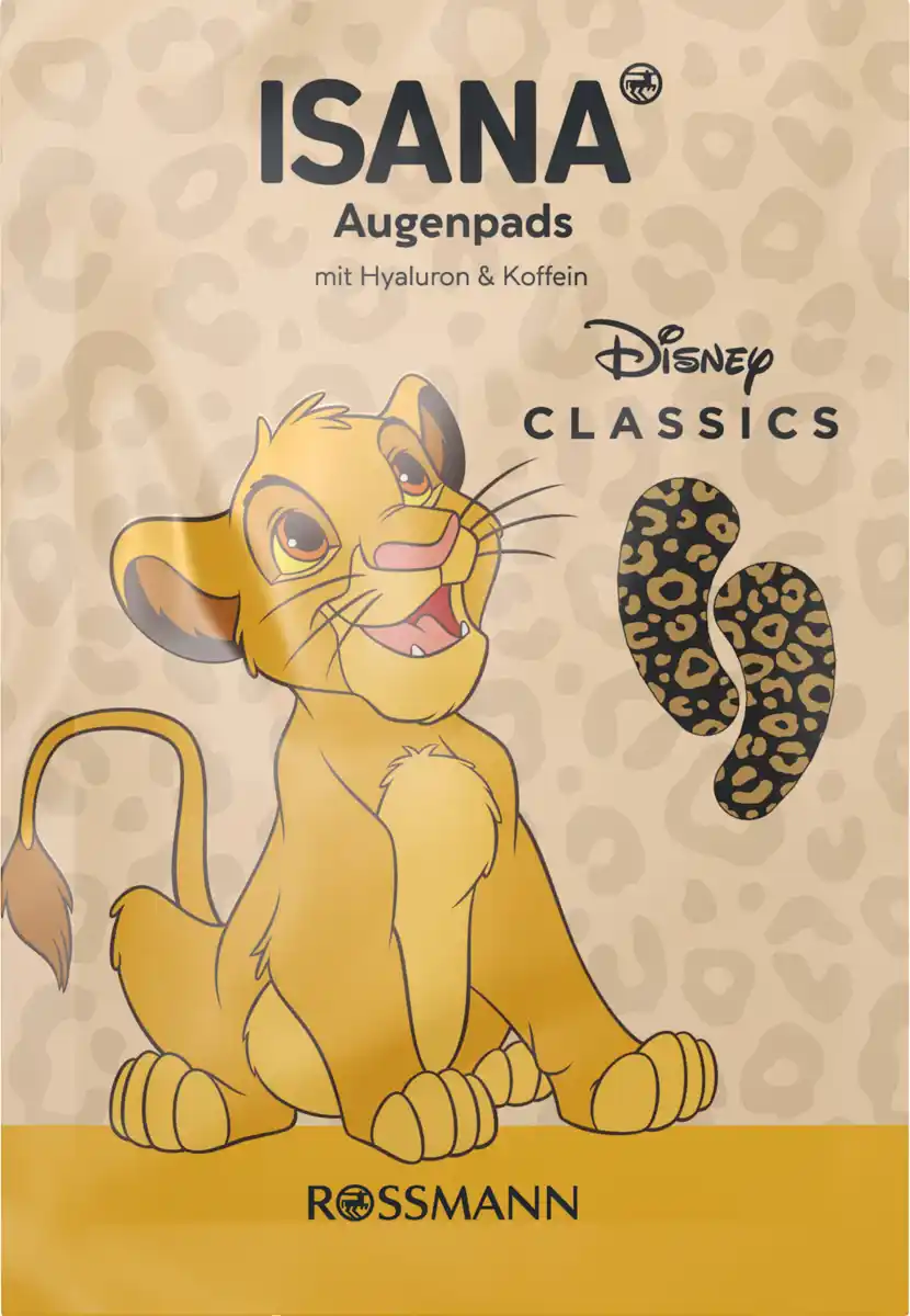 Bild 1 von ISANA Disney Simba Augenpads Hyaluron & Koffein