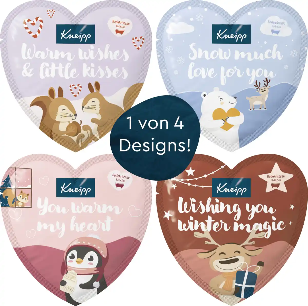 Bild 4 von Kneipp Mixed Box Heart Satchets Badekristalle, 40 g