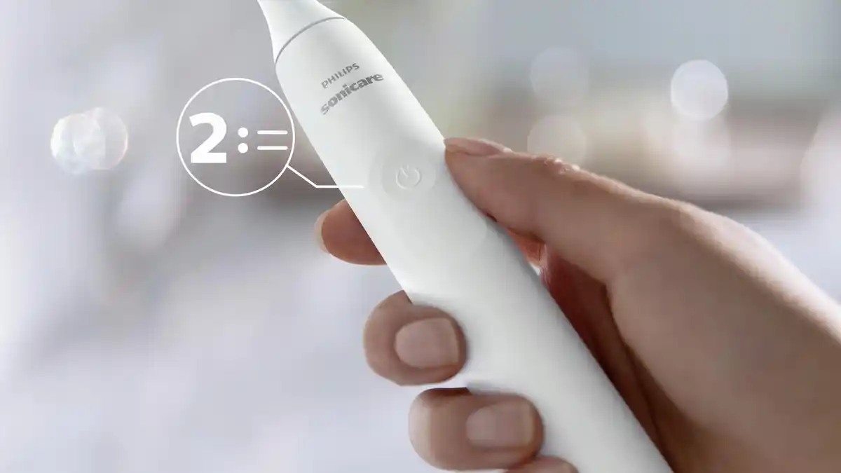 Bild 3 von PHILIPS Sonicare Elektrische Zahnbürste 4100 HX3681/33 weiß