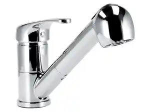 LIVARNO® Einhebel-Spültischarmatur mit herausziehbarer Brause,  50 cm