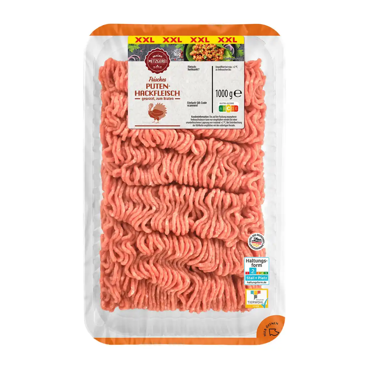 Bild 1 von MEINE METZGEREI Putenhackfleisch XXL