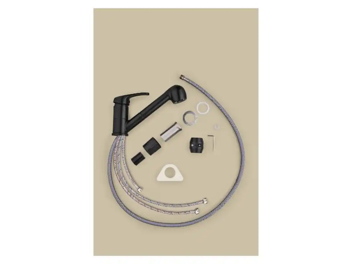Bild 2 von LIVARNO® Einhebel-Spültischarmatur mit herausziehbarer Brause,  50 cm