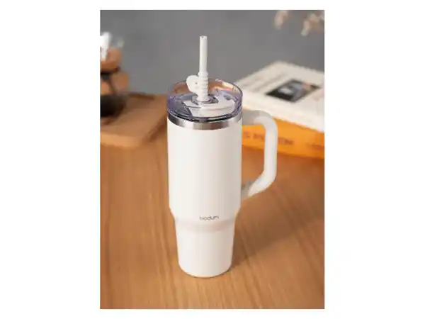 Bild 2 von BODUM Reisebecher mit Henkel und Silikonstrohhalm »TRAVELMUG«