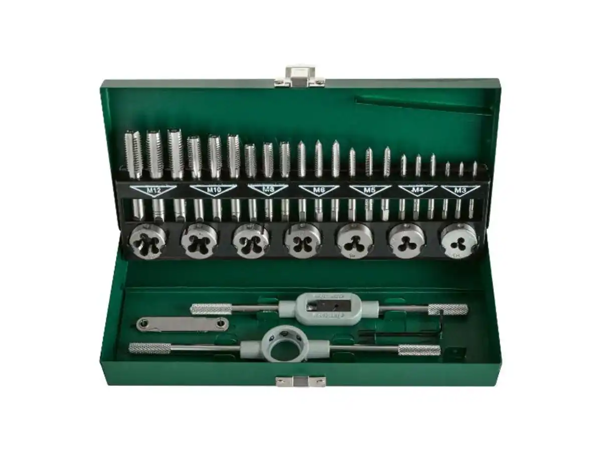 Bild 3 von PARKSIDE® Gewindebohrer-/ Schneideisen-Set, 32-teilig