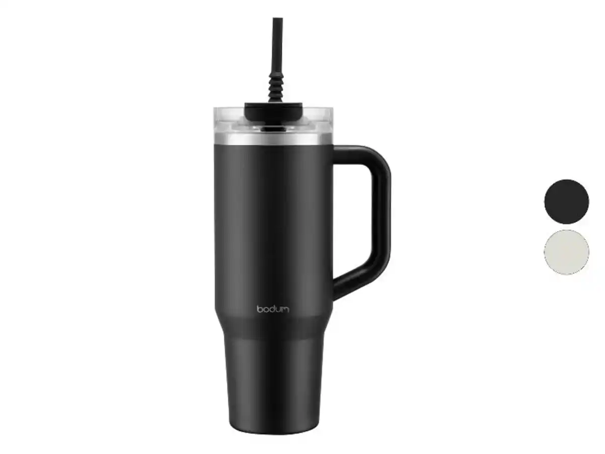 Bild 3 von BODUM Reisebecher mit Henkel und Silikonstrohhalm »TRAVELMUG«