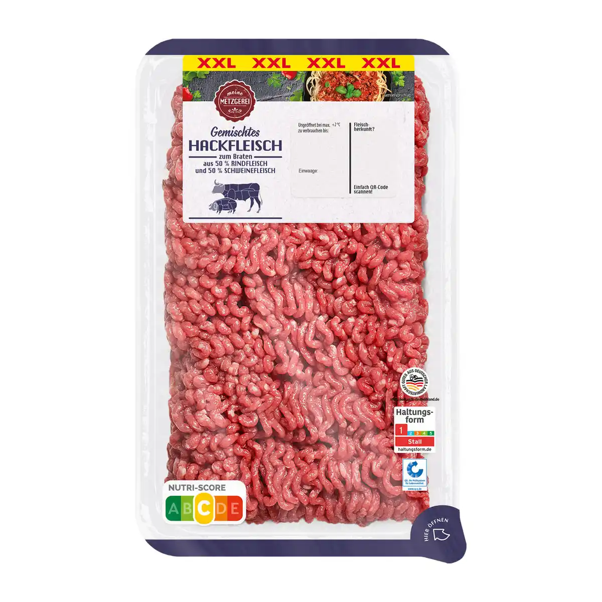 Bild 1 von MEINE METZGEREI Gemischtes Hackfleisch XXL