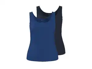 ESMARA® Damen Tanktops, 2 Stück