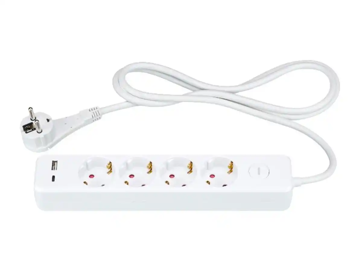 Bild 2 von TRONIC® Steckdosenleiste 4-fach mit USB