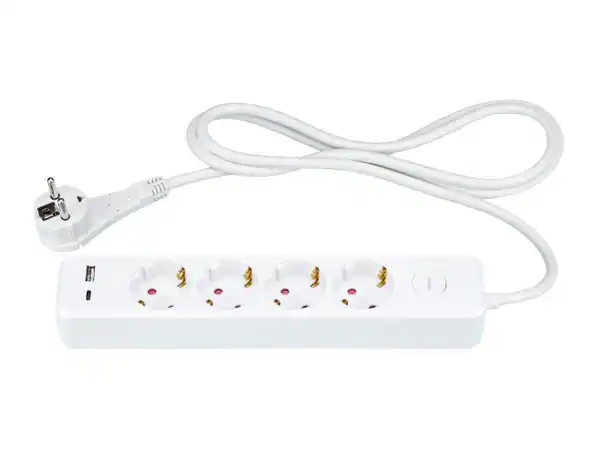 Bild 2 von TRONIC® Steckdosenleiste 4-fach mit USB