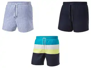 CRIVIT Herren Badeshorts mit Innenhose aus Netz-Qualität