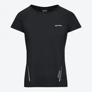 Damen-Funktions-T-Shirt mit Mesh-Einsätzen
