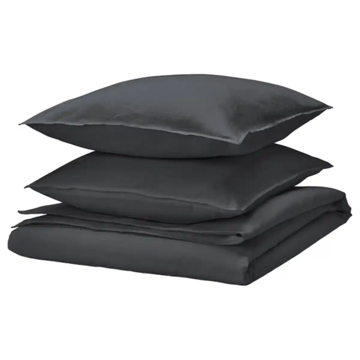 Bild 1 von RUNDHAGTORN Bettwäsche-Set, 3-teilig, anthrazit, 240x220/80x80 cm