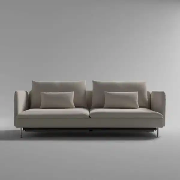 Bild 2 von SÖDERHAMN 4er-Bettsofa, mit Récamiere ohne Abschluss/Fridtuna dunkel graublau