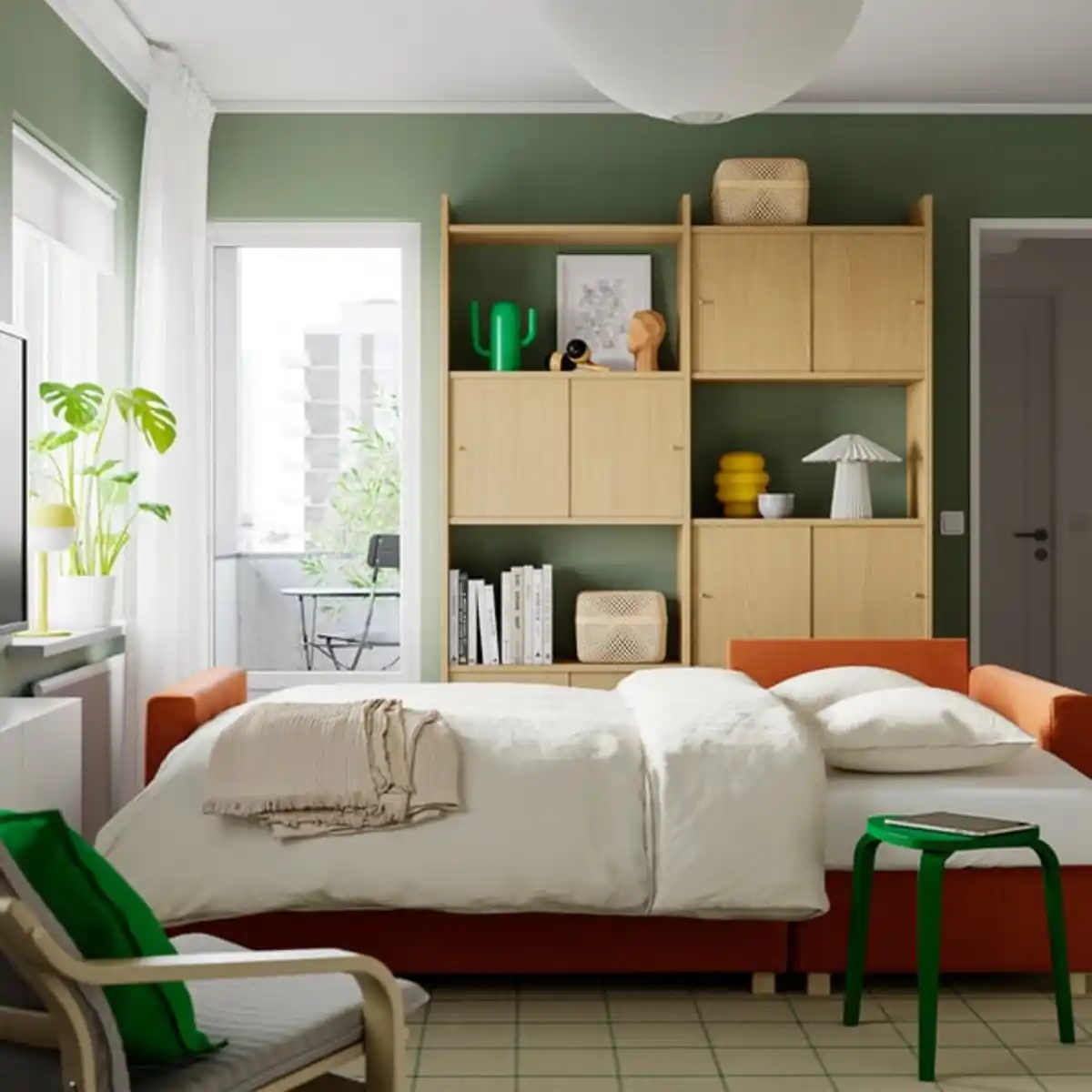 Bild 4 von SALTSJÖBADEN 3er-Bettsofa mit Récamiere, Fridtuna hellbeige